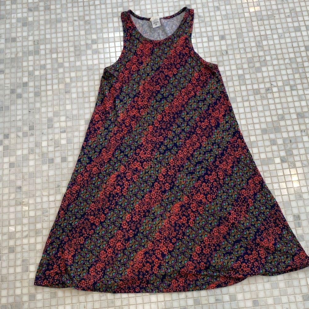 Natural Life Red Striped Tank Dress